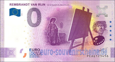 PEAG-2023-7 REMBRANDT VAN RIJN DE SCHILDER IN ZIJN ATELIER