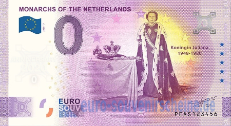 PEAS-2020-7 MONARCHS OF THE NETHERLANDS KONINGIN JULIANA