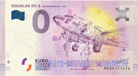 MEBK-2019-2 DOUGLAS DC-3 TAP AIR PORTUGAL - 1945